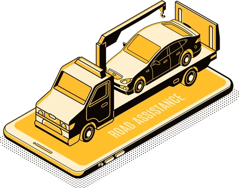 Towing Illustration